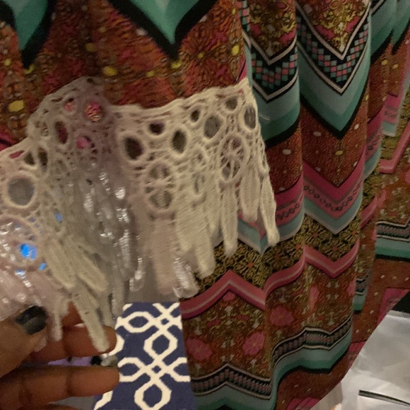 L-xL blouse multi colored used - Picture 6 of 6